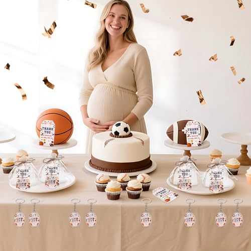 Image of Party Favors Theme Baby-Shower Keychain Set