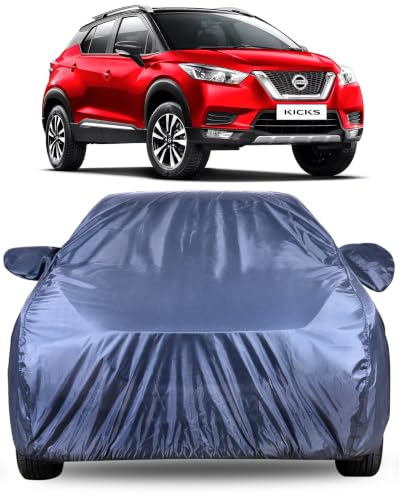 Image of Autofact Car Cover for Nissan Kicks | Water-Resistant Car Body Cover | All Weather Light-Weight Triple-Stitched Outdoor Shield with UV Protection, Dustproof & Heat-Resistant