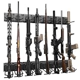 PonyH Vertical Wall Mount Gun Rack, Gun Rack for Wall, Alumi...