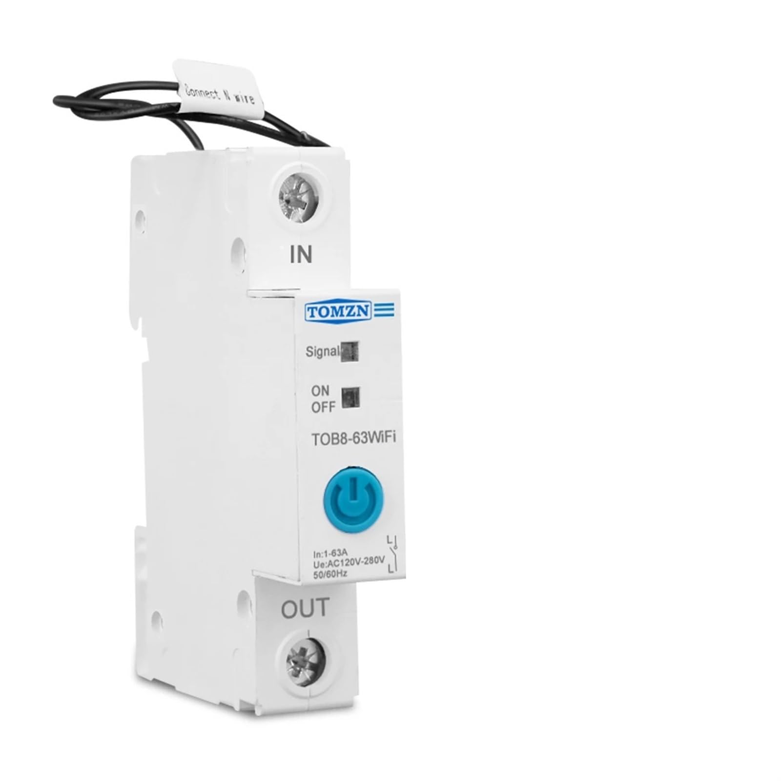 WBBAYDRFR 63A Switch Energy Meter Metering Circuit Breaker Timer Relay