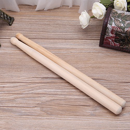 Baquetas de madera de arce para batería, instrumento musical para tocar y practicar miniatura 4