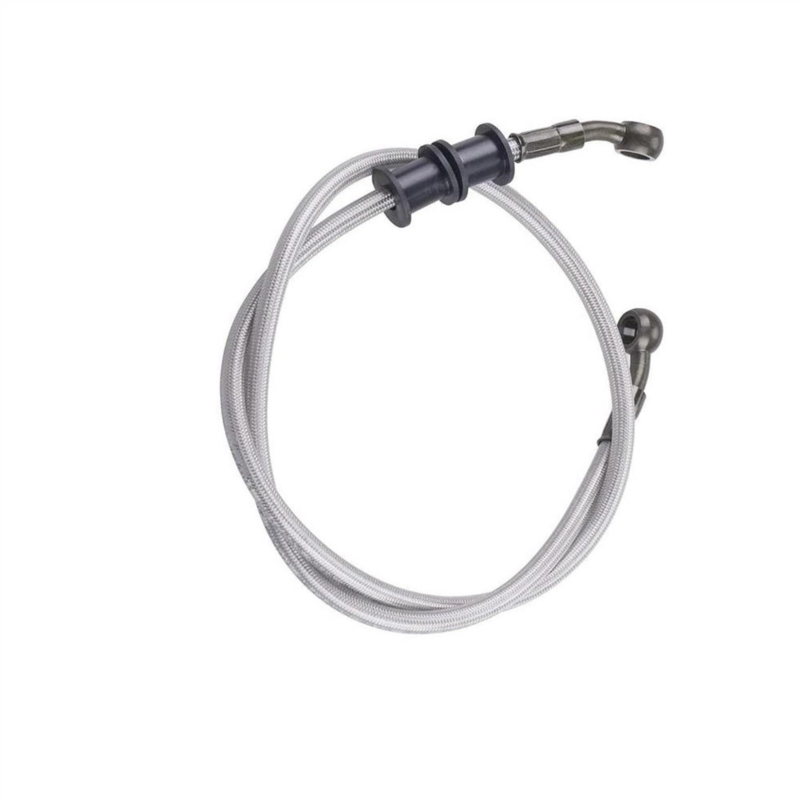 Motorbike Part Motorcycle Braided Steel Brake Clutch Hose Pipe Line 100mm~5000mm 28 Degrees Inner Diameter 10mm Oil(2300mm)
