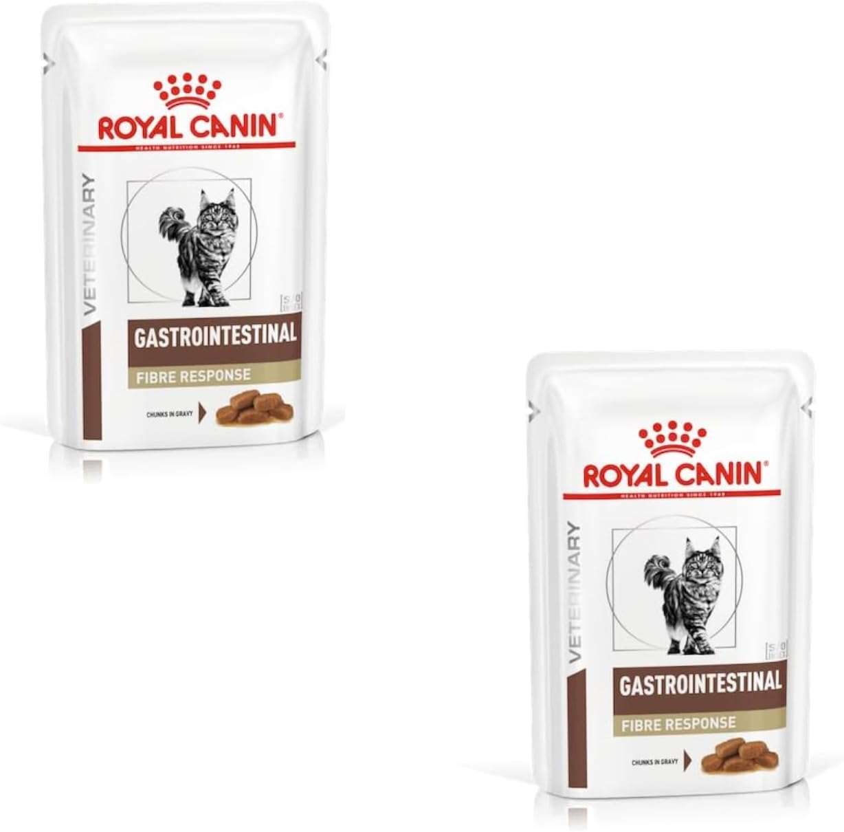 Royal Canin Gastro Intestinal Fibre Response | Pack Double | 2 x 12 x 85 g | Aliment Complet diététique pour Chats Adultes | Souffrant de Constipation Chronique ou de problèmes Gastro-​intestinaux