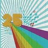  25: Libro de visitas para la fiesta de cumpleaños I Recordatorio I Idea de regalo I arco iris retro