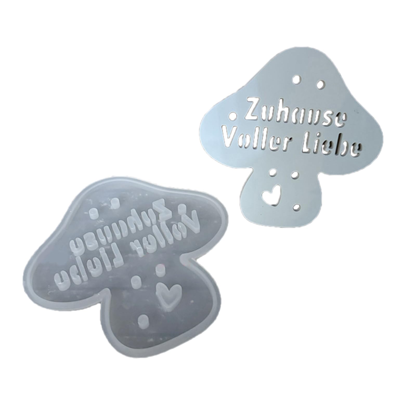 NEWFT Flexible Silicone Mold for Gypsum Bedroom Decoration Mushroom Shaped Night Light Mould for Crating Enthusiasts