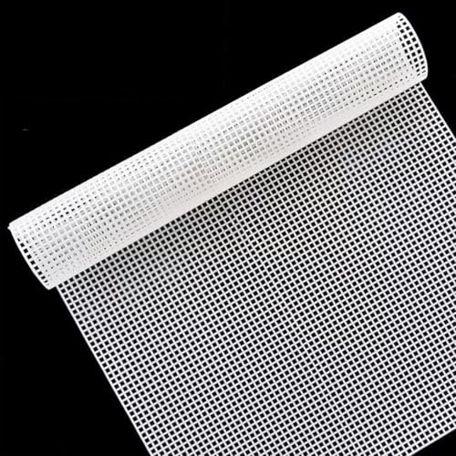 Image of Allazone 3 PCS Plastic Canvas, 19.3 x 13 Inch Plastic Mesh Sheet for Cross Stitch, Embroidery, Knit Crochet Projects