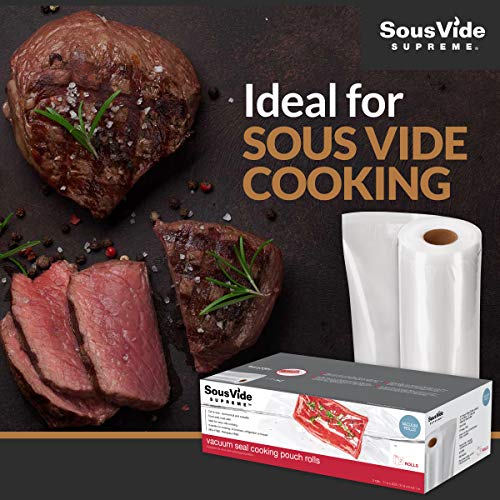 Sousvide Supreme Vacuum Seal Rolls, 11 Inches X 20 Feet, 2 Rolls Per Box #TOP1