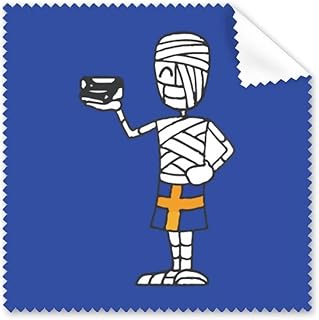 Swedish Football Player Cartoon Mummy Cleaning Cloth Phone Screen Glasses Cleaner 5pcs