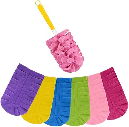 Recambio de plumero reutilizable, repuesto de plumero reutilizable, plumeros de forro polar reutilizables, plumeros planos de plumas, almohadillas