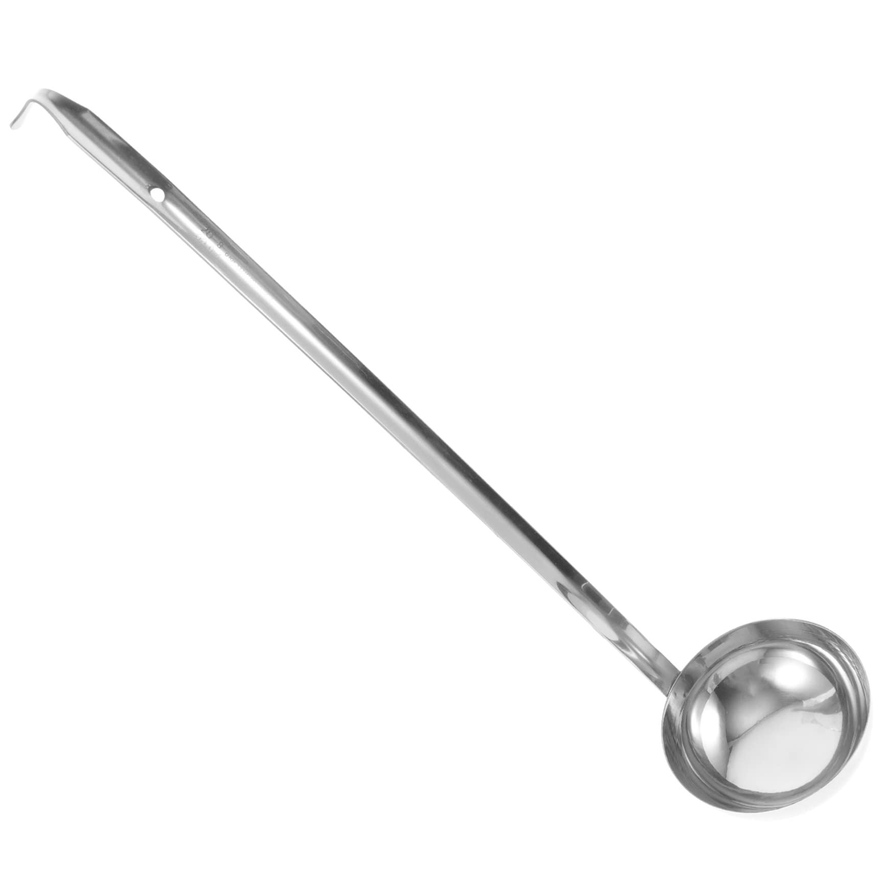 VALICLUD Cucharón De Sopa De Acero Inoxidable, Mango Largo Ergonómico, 300, Cuchara Para Servir Superficie Lisa Antideslizante, Para Cocina, Restaurante y Hogar, Utensilio De Cocina