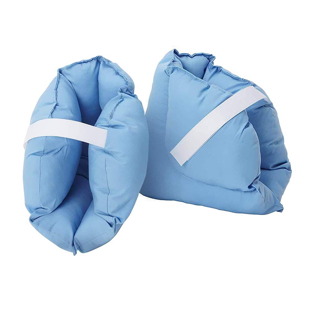 Cojín de Apoyo para el Tobillo, Almohadilla de Apoyo para los pies, Suave y Ajustable, Protector de Tobillos para Mantener el Calor y aliviar Las úlceras en la Cama, Dolor de presión y alivi
