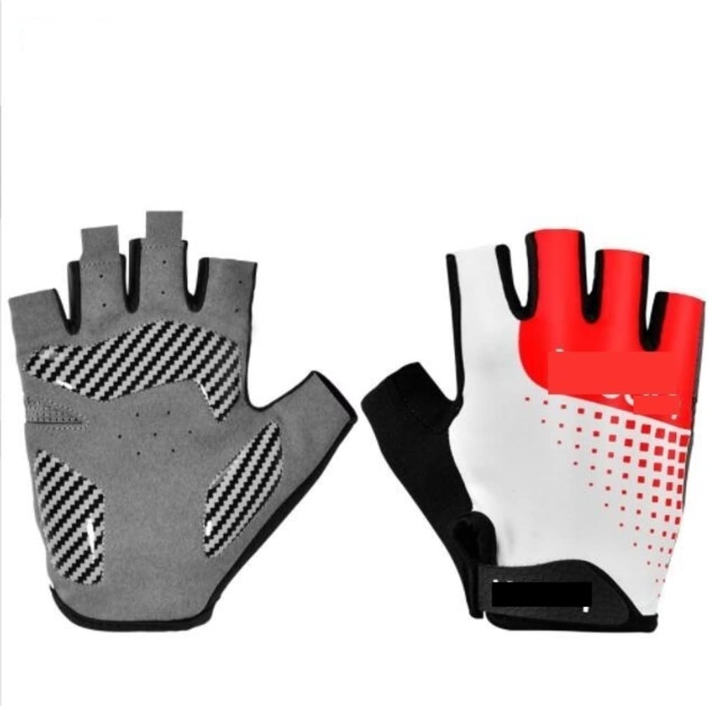 Guantes De Bicicleta De Montaña Guantes de la mitad de los dedos Men Bicycle Gym Fitness Non-Slip Sports Bike Gloves