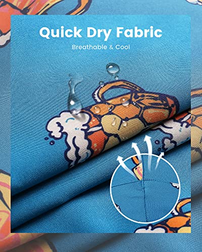Image of maamgic Mens Swim Trunks with Compression Liner 7 Inch Inseam Mens Bathing Suit Quick Dry Swimming Trunks Swimsuit