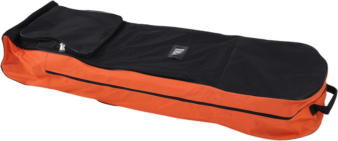 SUNGOOYUE Golf Travel Bag Polyester Foldable Golf Club Cover with Wheels 14.17x8.66x52.36in for Airline Travel Men Accessories