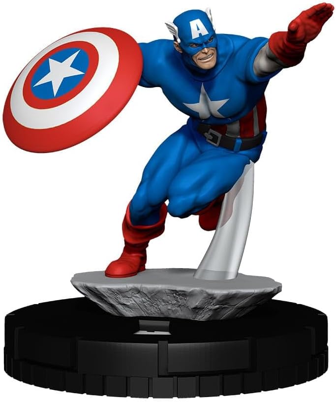 Marvel HeroClix: Avengers 60th Anniversary Play at Home Kit Captain America