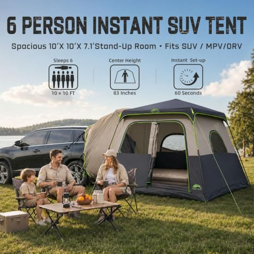 Happy Travel 6 Person Instant Tent