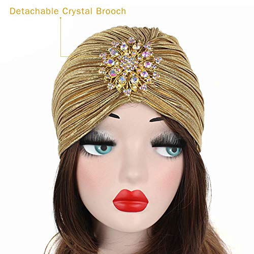 Gorro Turbante con Volantes para Mujer miniatura 2
