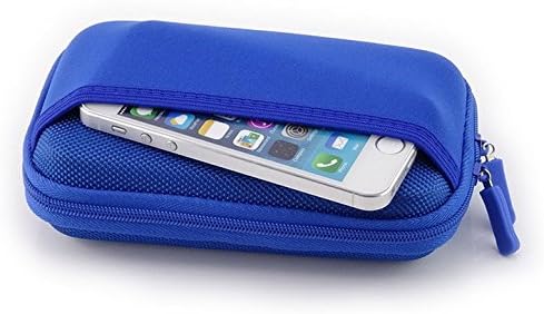 Diabetes Organizers Case Insulin Pens Glucose Meter Bag Testing Strips Kit Travel Headphone Power bank Carrying Pack for Men Women (Blue)