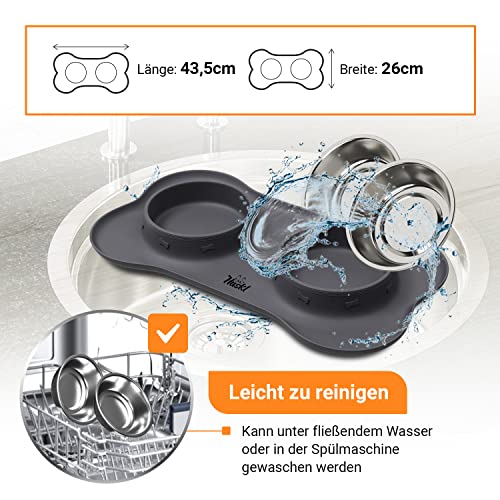 Tappetino in silicone a forma di osso, per cani