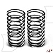 A-Premium Rear Coil Springs [FWD] Compatible with Ford Focus 2000 2001 2002 2003 2004, 4 Door, Driver and Passenger Side, 2-Pack