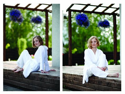 LinenMe Robe Courte Alma en Lin Blanc Cover