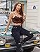 Avidlove Lace Bralette for Women V Neck Camisoles Adjustable Strap Two Layer Crop Top Bustier Tops Brown X-Large