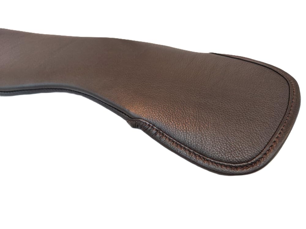 Nappa Leder Mondgurt Kurzgurt Flow Anatomic gepolstert Größe Braun 55 cm
