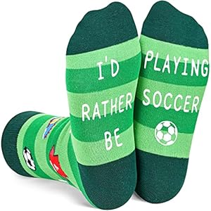 HAPPYPOP Sports Gifts for Kids – Soccer Baseball Basketball Hockey Volleyball Socks