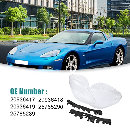 ACROPIX 20936417 Headlight Lens Cover for Chevrolet Corvette C6 2005-2013 by ACROPIX - Used condition - Image 2
