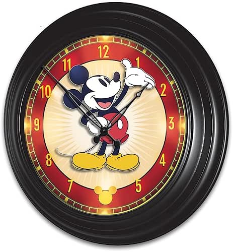 The Bradford Exchange Disney Mickey Mouse Atomic Wall Clock, 14
