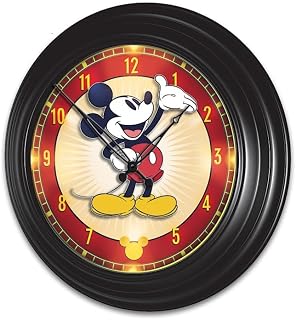 Bradford Exchange Disney Mickey Mouse Atomic Wall Clock