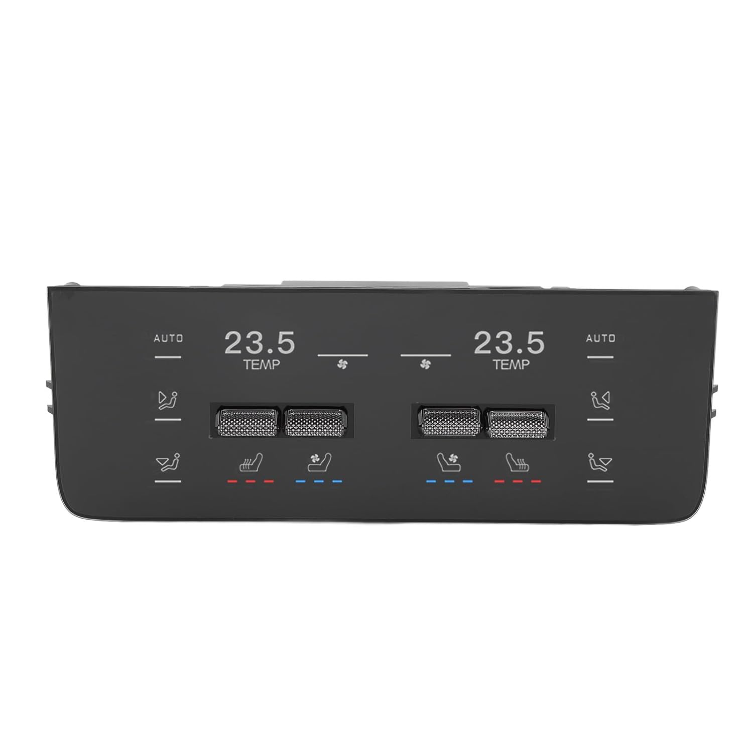 Rear Air Conditioning Panel, Independent Temperature Adjustment Switch Control Panel for Vehicle with LCD Screen, Enhanced Climate Control Experience, Simple Installation,