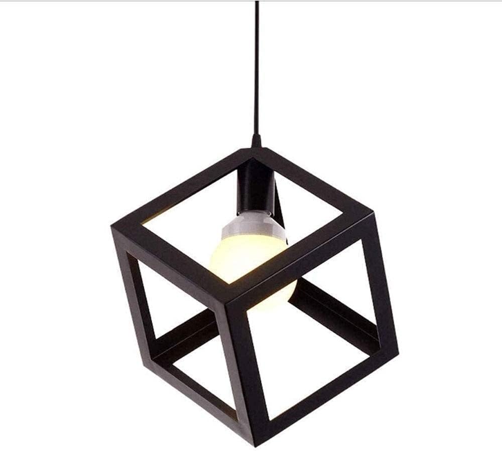 American Vintage Industrial Hanging Light, Rustic Creative Pendant Lamp E27 Base Wrought Iron Chandelier for Hallway Porch Bathroom Stairway Bedroom Kitchen Loft Barn