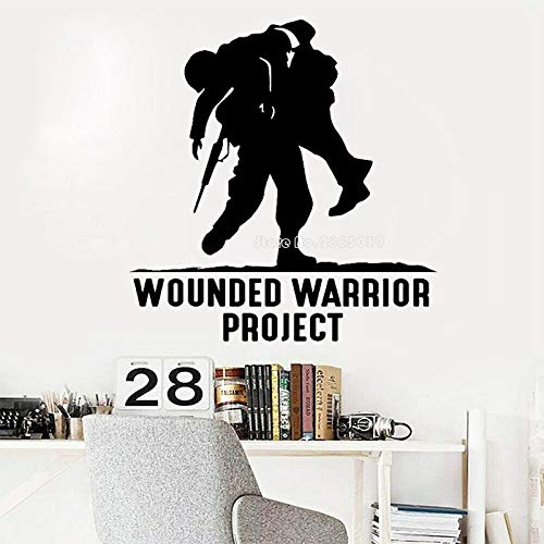 Gadgets Wrap Vinyl Wounded Warrior Project Wall Decal Window Sticker Wall Décor, Ag20-Drp-1299