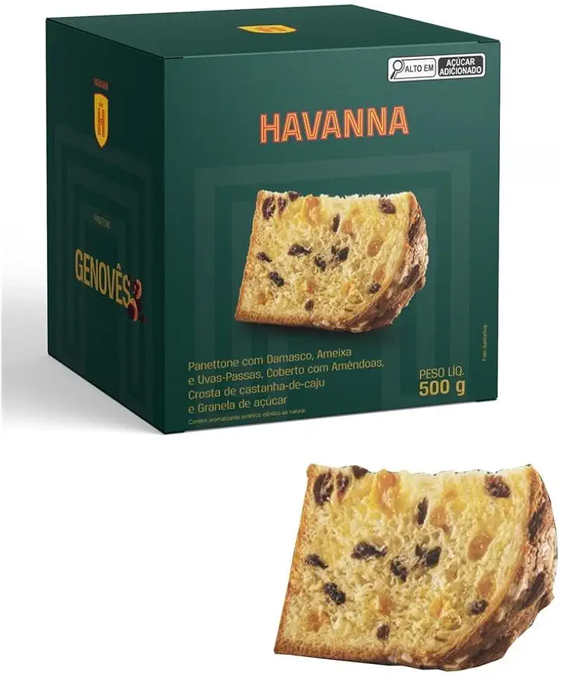Panettone Pan Dulce Genovês Com Frutas Havanna 500g