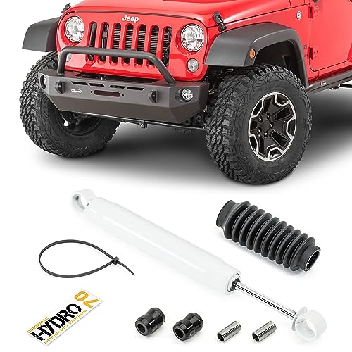 Quadratec OE Steering Stabilizer - Fits Jeep Wrangler JK & Unlimited 4-Door 2007-2018 - Built to Original Specifications - Plug & Play Replacement