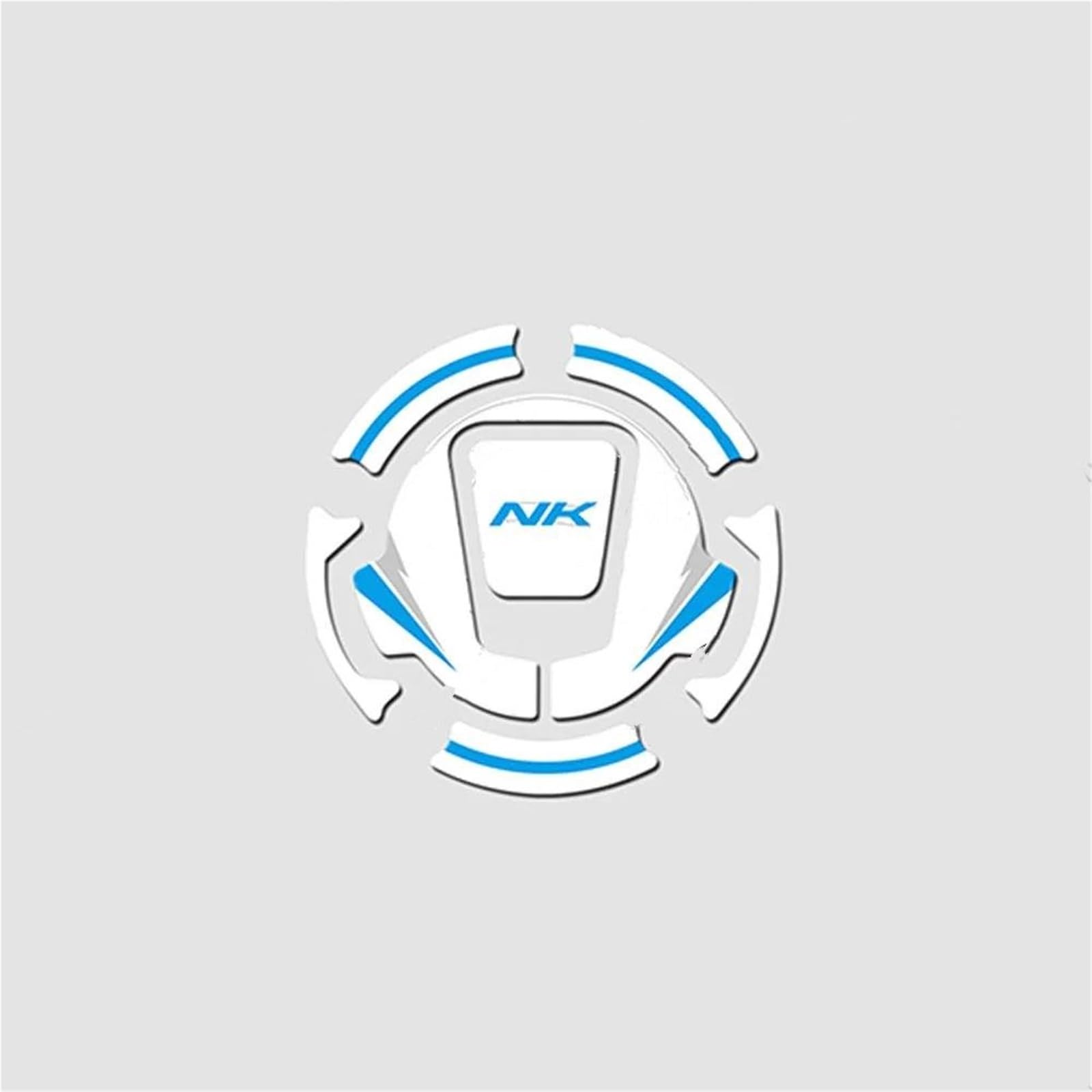 Motorbike Stickers Motorcycle Fuel Tank Cap Protection Sticker for CFMOTO 675NK 675 NK Gas Cover Decoration Decal Fuel Tank Protection Pads(Color2)
