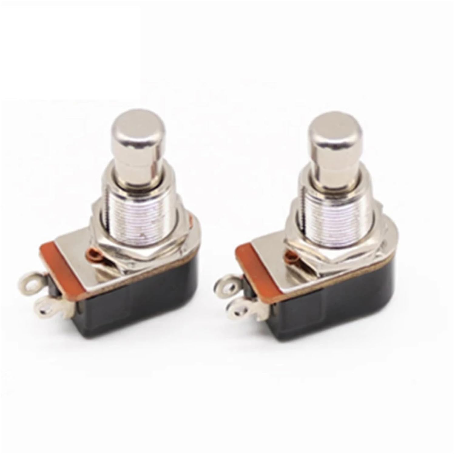 Soft Touch Push Button Switch SPST Off-(ON) Momentary Stomp Foot Pedal 2 Pin 10Pcs