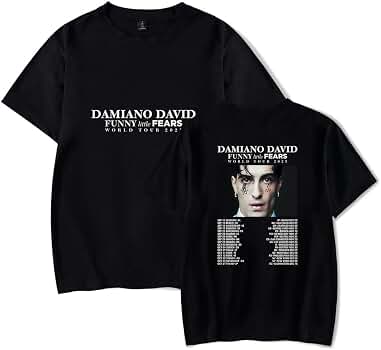 Merch Camiseta Damiano David Funny Little Fears World Tour 2025