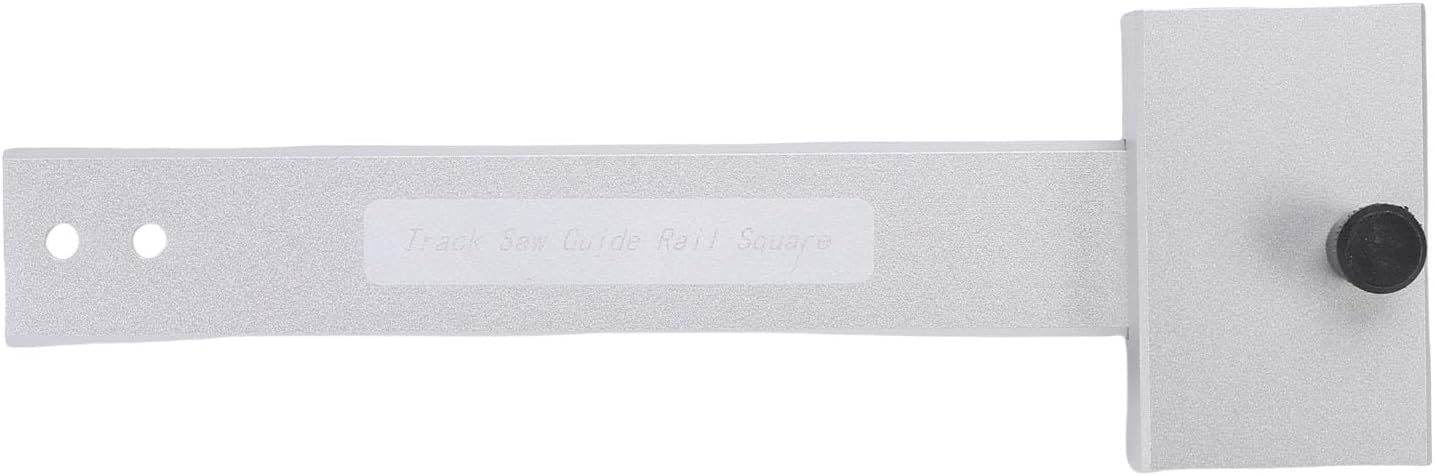 Track Saw Guide Rail Square Aluminum Alloy 90 Degree Right Angle Guide Rail Protractor Adjustable Square Rail for Woodworking and DIY Projects