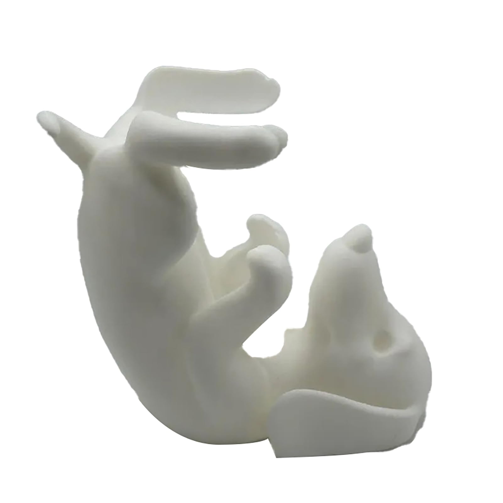 ZhzeYun Cute Resin Dachshund Wine Bottle Rack for Home Kitchen Counter, Sturdy Decorative Dog Bottle Holder Bar Decor, Adorable Multi Color Gift for Dog Lovers and Beverage Enthusiasts White