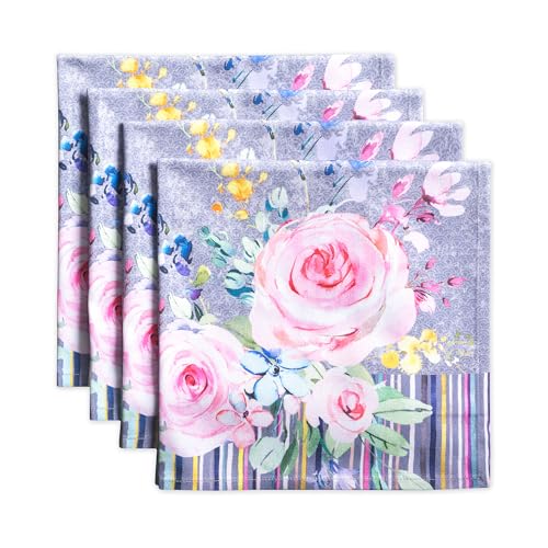 Maison d' Hermine Cloth Napkins Set of 4 Reusable 100% Cotton (20" x 20")