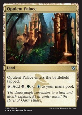 Magic The Gathering - Opulent Palace (238/269) - Khans of Tarkir - Foil