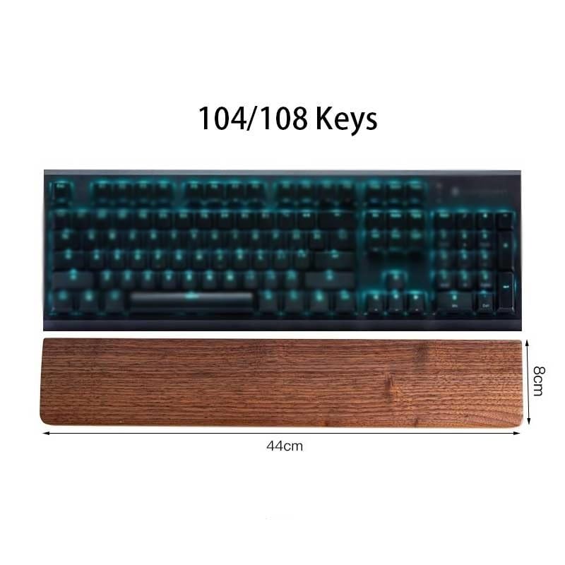 Wrist Rest Tastatur-Handballenauflage, Holz-Tastatur-Handballenauflage, Computer-Desktop-Handgelenkauflage, Mausauflage, Handgelenkauflage Handballenauflage(M)