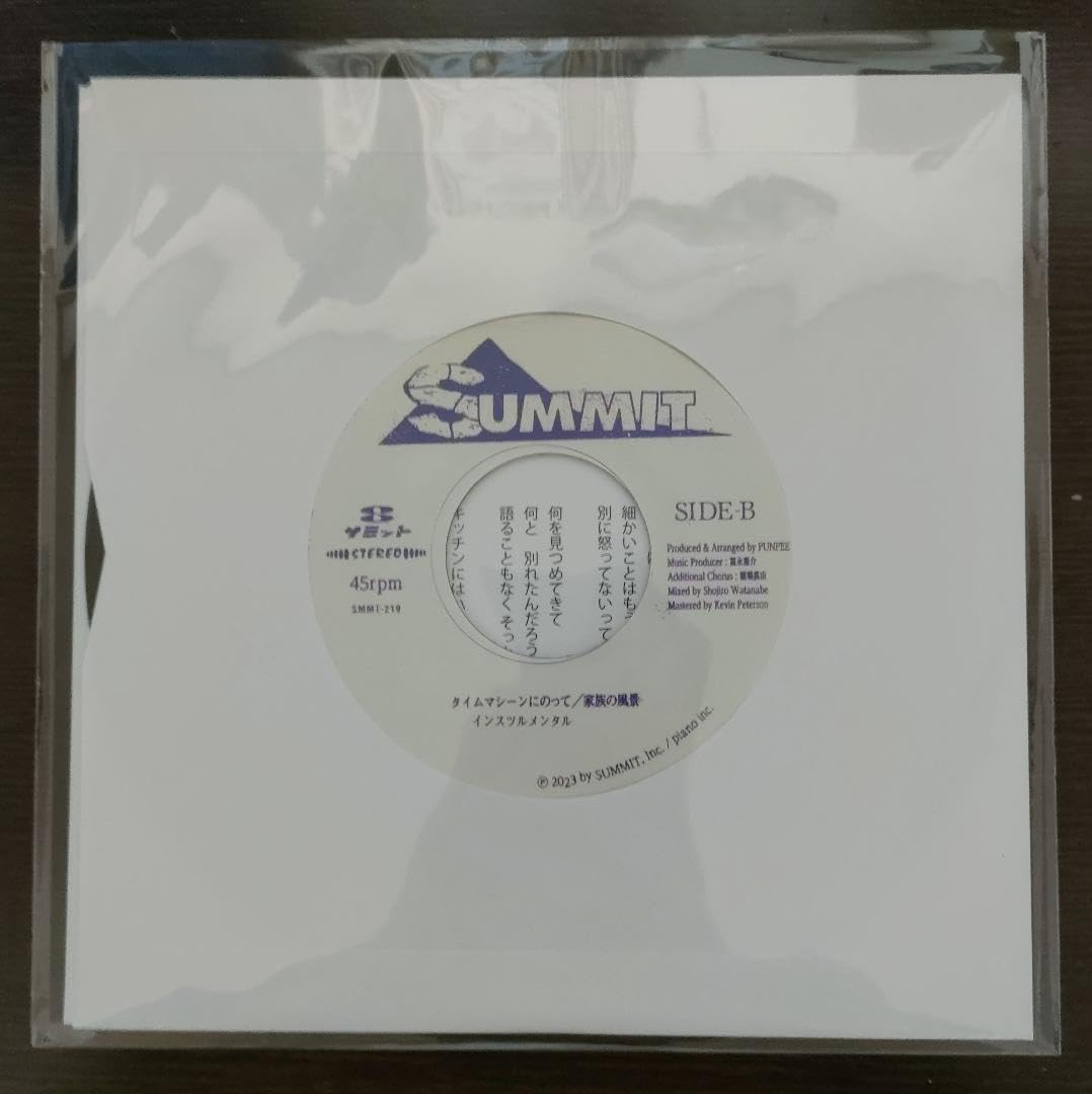 PUNPEE ／ タイムマシーンにのって／家族の風景 7インチレコード 限定盤 タイムマシーンにのって/家族の風景 (7inch) - ハナレグミ