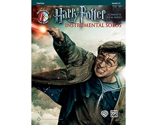 Alfred Harry Potter Instrumental Solos Clarinet Book & MP3 CD