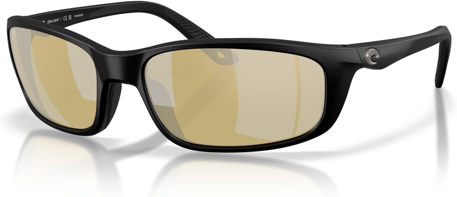 Costa Del Mar Sunglasses For Men Brine II Mens Polarized Sunglasses - Fishing, Boating & Beach UV Protection - Size 59-580G