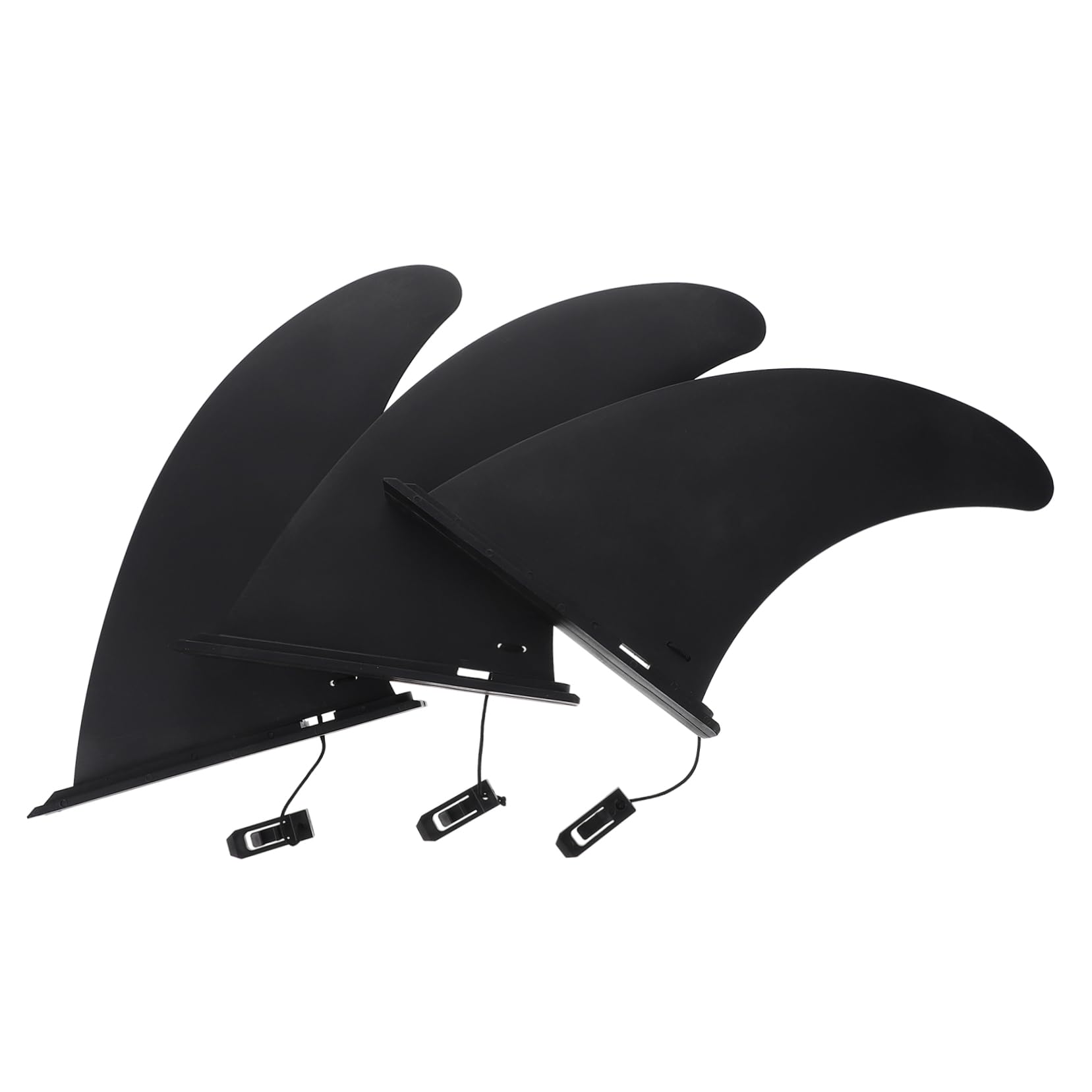 Toyvian 3 Pcs Aileron de Surf à Clip Renforcé pour Planche de Paddle et Longboard Système de Fixation Rapide
