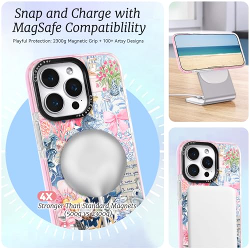 ChiCaseVer for iPhone 14 Plus / 15 Plus Case Compatible with MagSafe Ocean - image 3