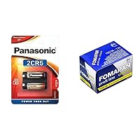 ‎Corp. Panasonic Batteria al litio Panasonic 2CR5 6V - Blister 1 & Fomapan Classic 100 135/36